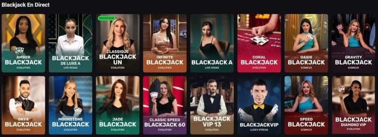 Bet Riviera Casino Blackjack live