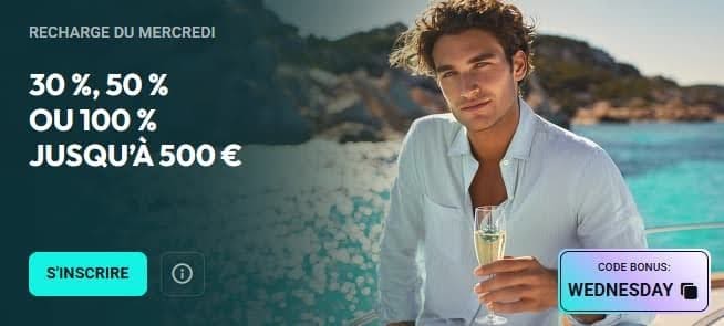 Bet Riviera Casino bonus mercredi
