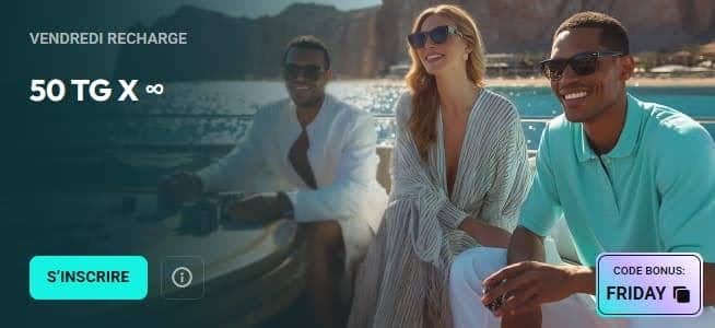 Bet Riviera Casino bonus vendredi