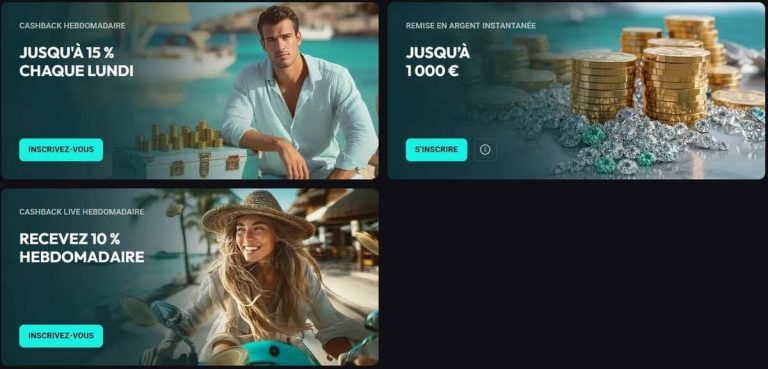 Bet Riviera Casino cashback