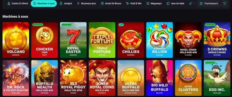 Bet Riviera Casino machines à sous