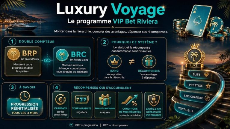 Bet Riviera Casino programme VIP